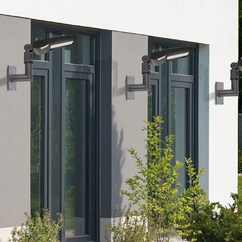 90 Degree L Shape Wall Mount Bracket LED Shoebox Tenon Adaptor