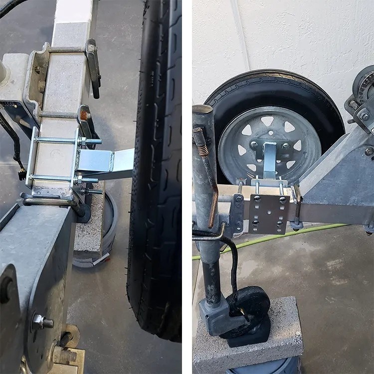 120LBS Trailer Spare Tire Mount Metal Fabrication Products Hitch Spare