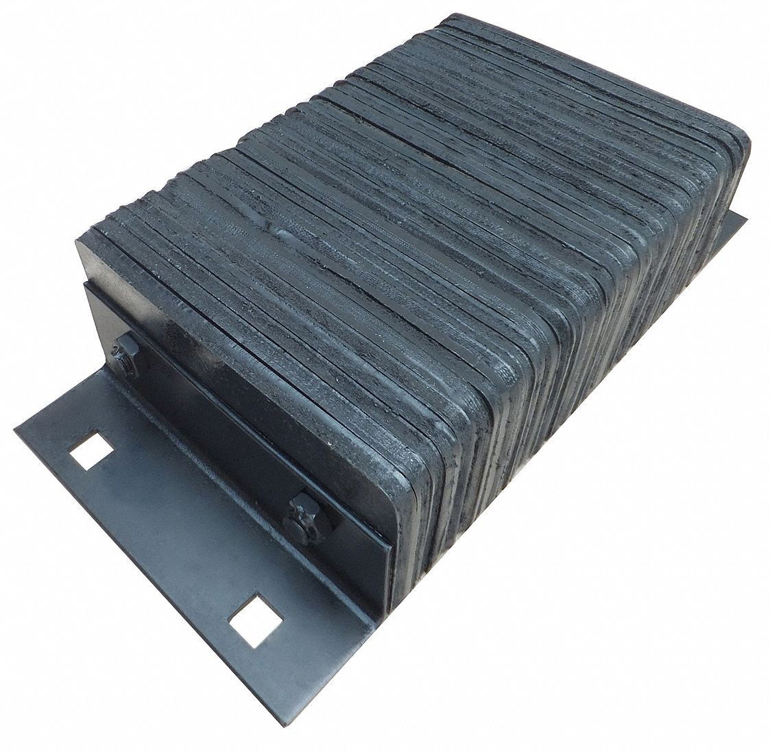 Horizontal Laminated Rubber Dock Bumpers Rectangular Loading Dock