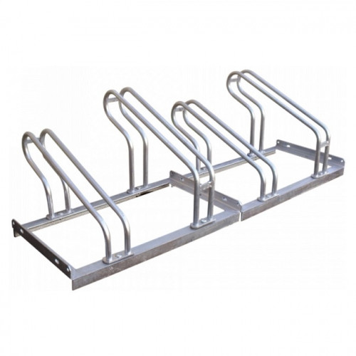 6 Hoop Bike Rack Hardware Fabrication Commercial Bike Parking Rack