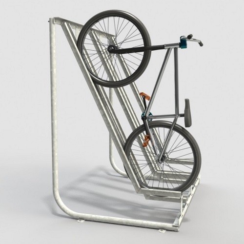 Semi Vertical Metal Bike Rack Stand Hardware Fabrication Street Bike Rack