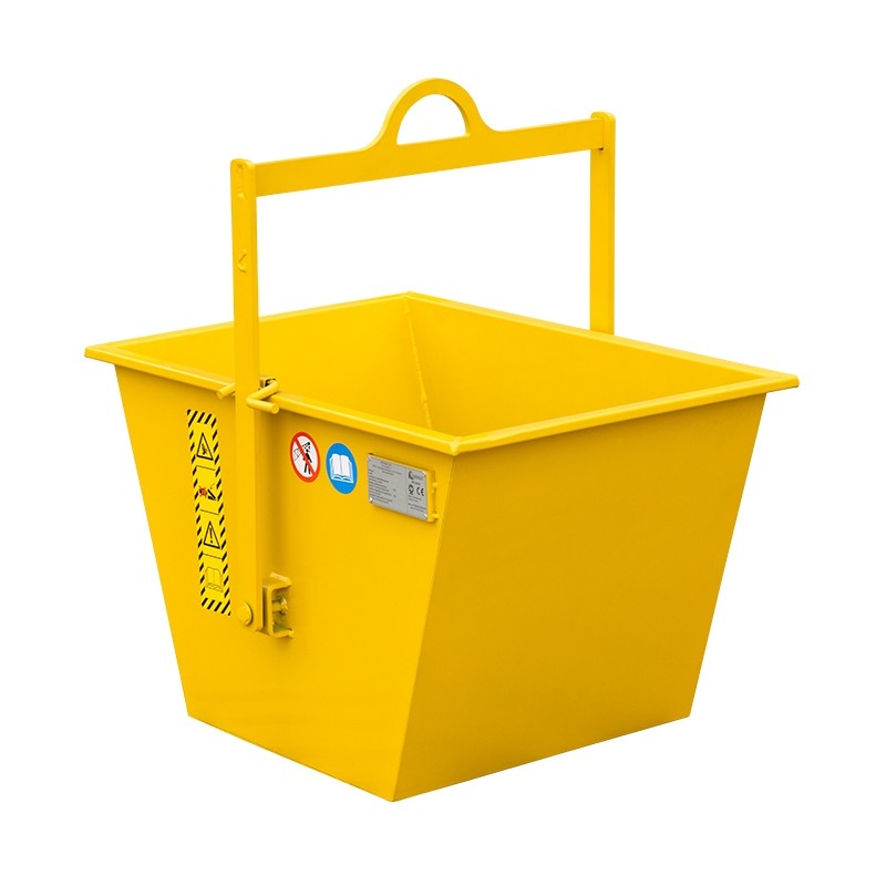150Ltr Hoist Tipping Bucket 390KG Concrete Hoist Buckets