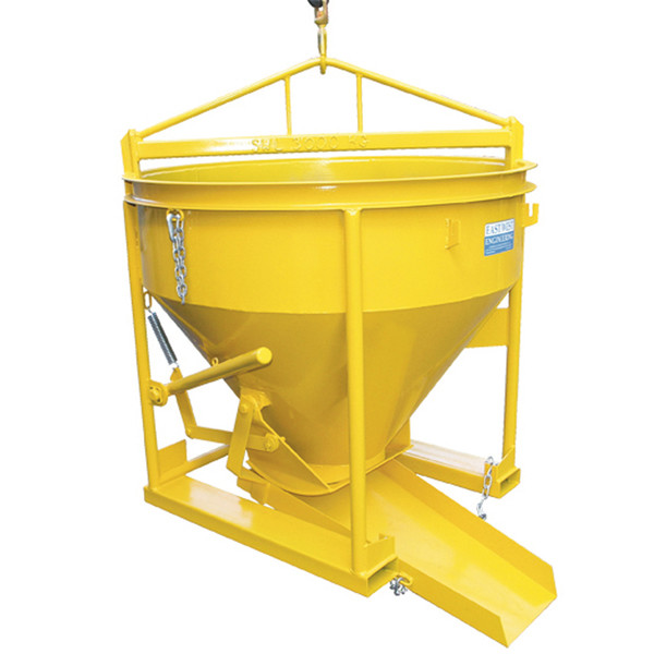 150Ltr Hoist Tipping Bucket 390KG Concrete Hoist Buckets