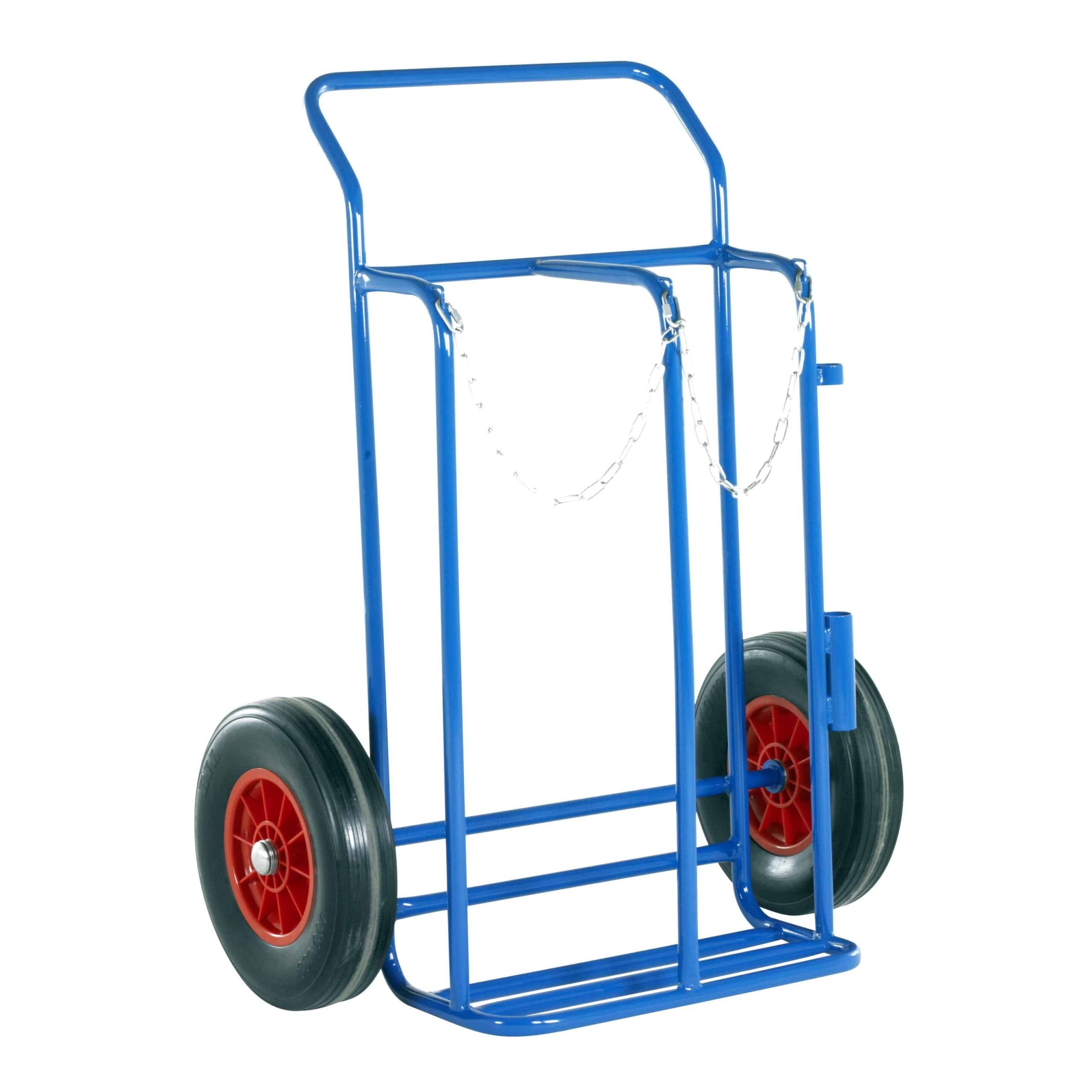 Metal Fab Oxygen Acetylene Cart 2 Wheel Propane Tank Dolly